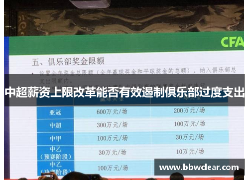 中超薪资上限改革能否有效遏制俱乐部过度支出
